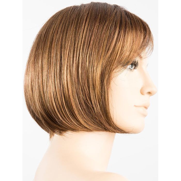 LIGHT MOCCA ROOTED 8.31.12 | Medium Brown base, Light Reddish Auburn, and Lightest Brown Blend with Dark Roots