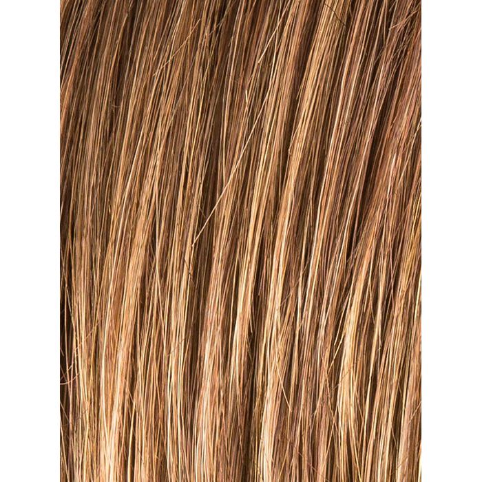 LIGHT MOCCA ROOTED 8.31.12 | Medium Brown, Light Reddish Auburn, Lightest Brown Blend with Dark Roots