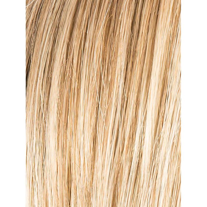 SANDY BLONDE ROOTED 24.16.14 | Medium Honey Blonde, Light Ash Blonde, and Lightest Reddish Brown Blend with Dark Roots