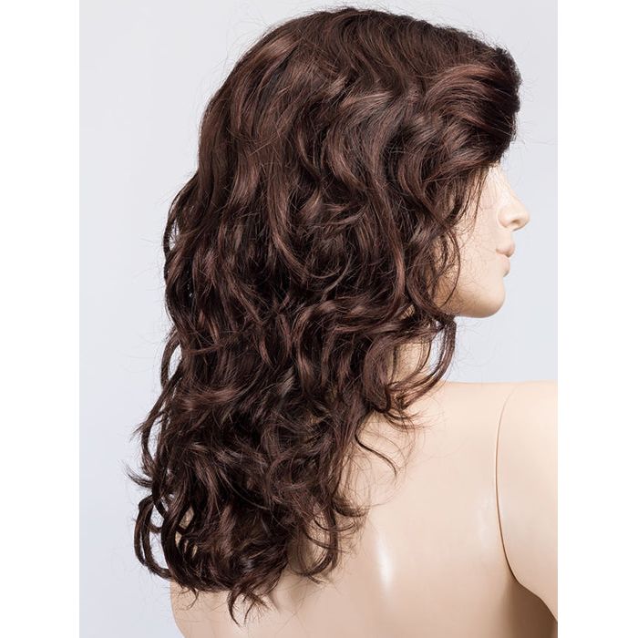 DARK CHOCOLATE ROOTED 4.33.2 | Black/Darkest Brown Base with Dark Auburn Highlights and Dark Roots