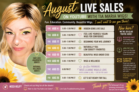August YouTube Live Sales Are Here!