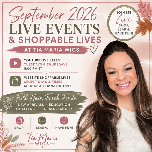 September Live Events Are Here! 🍂 Live Events & Shoppable Lives