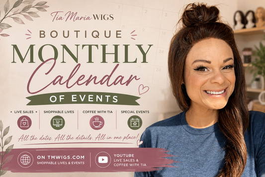 Tia Maria Wigs Boutique Monthly Calendar: Aug 2026