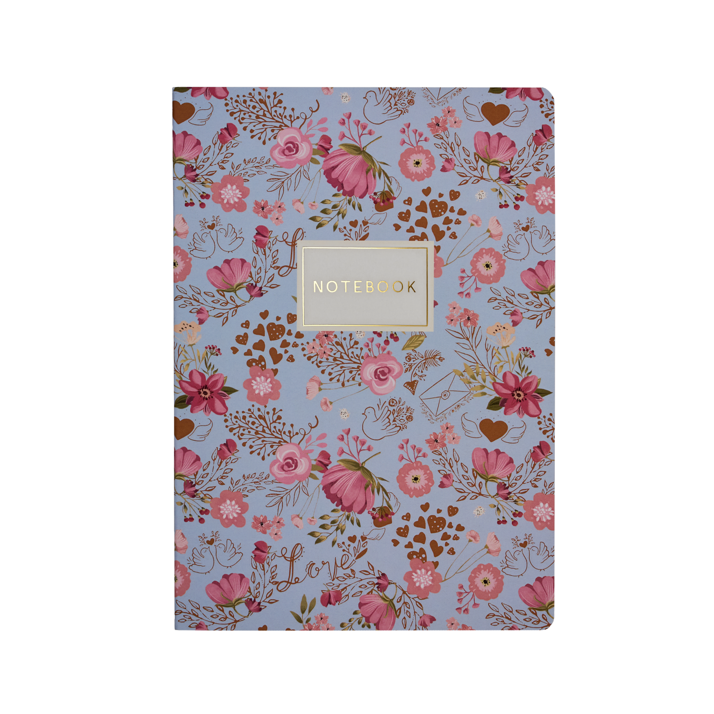 Happiness Notebook – A5 Journal (Periwinkle)