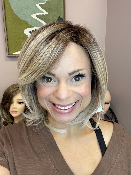 Luxe Sleek Wig by René of Paris Muse Collection in Melted Marshmallow *Consignment deal