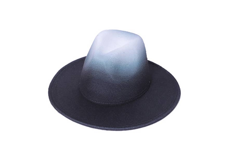 Ladies Ombre Fashion Fedora Style Hat