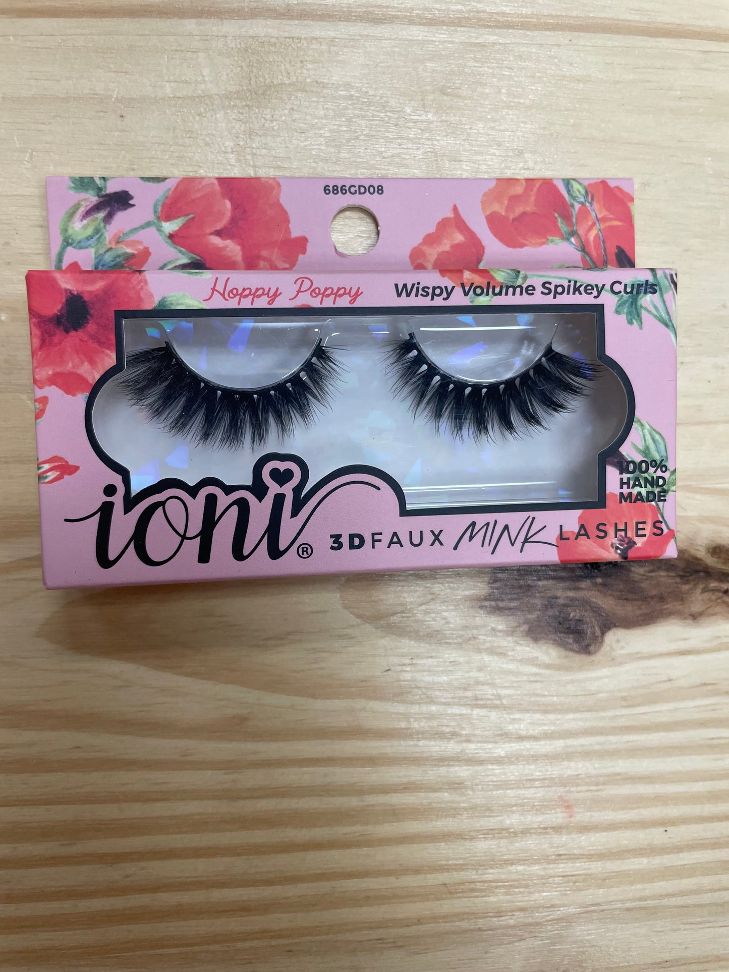 Ioni WISPY CRISSCROSS & SPIKEY Faux Mink Eyelashes VARIOUS STYLES (1 Pair Pack)