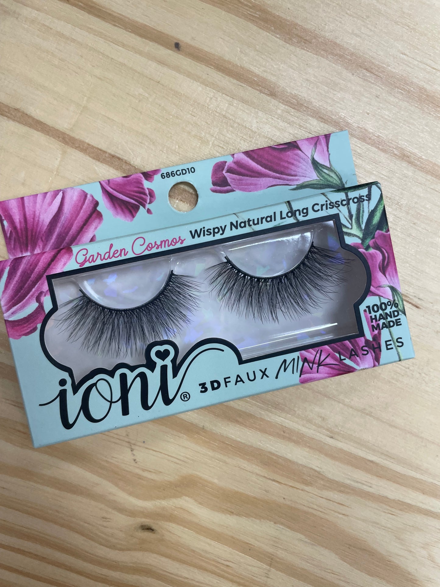 Ioni WISPY CRISSCROSS & SPIKEY Faux Mink Eyelashes VARIOUS STYLES (1 Pair Pack)