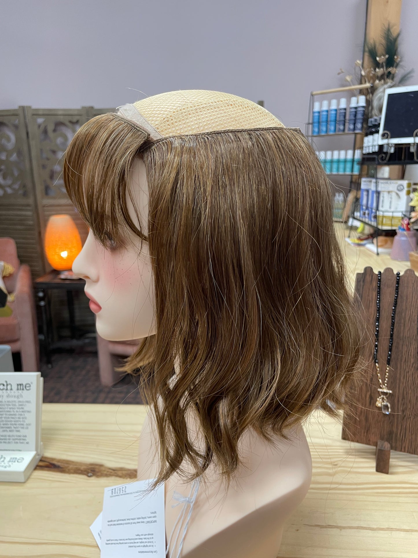 Wavy Bob Halo by René of Paris in Honey Brown *BOUTIQUE DEAL*