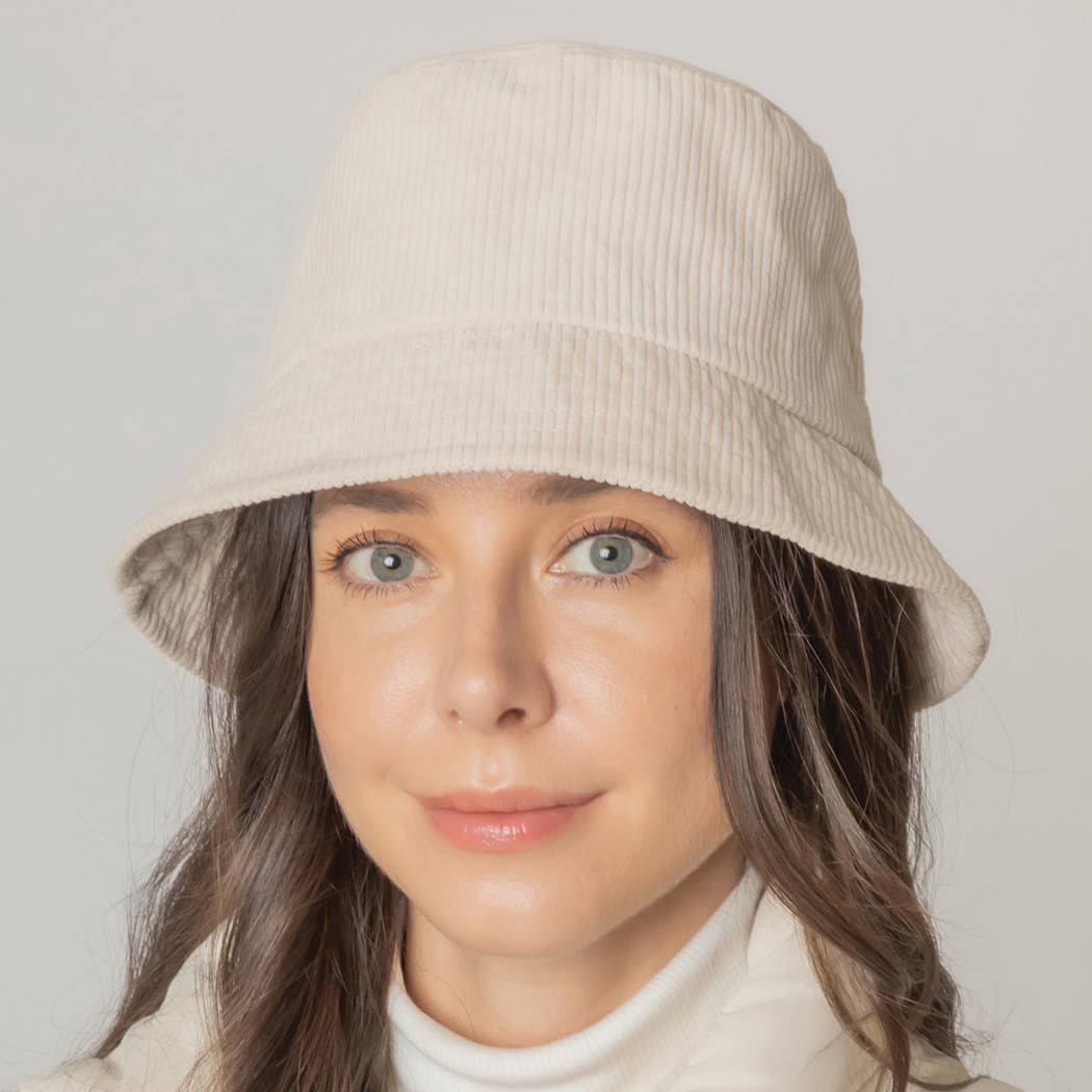 Corduroy Bucket Hat