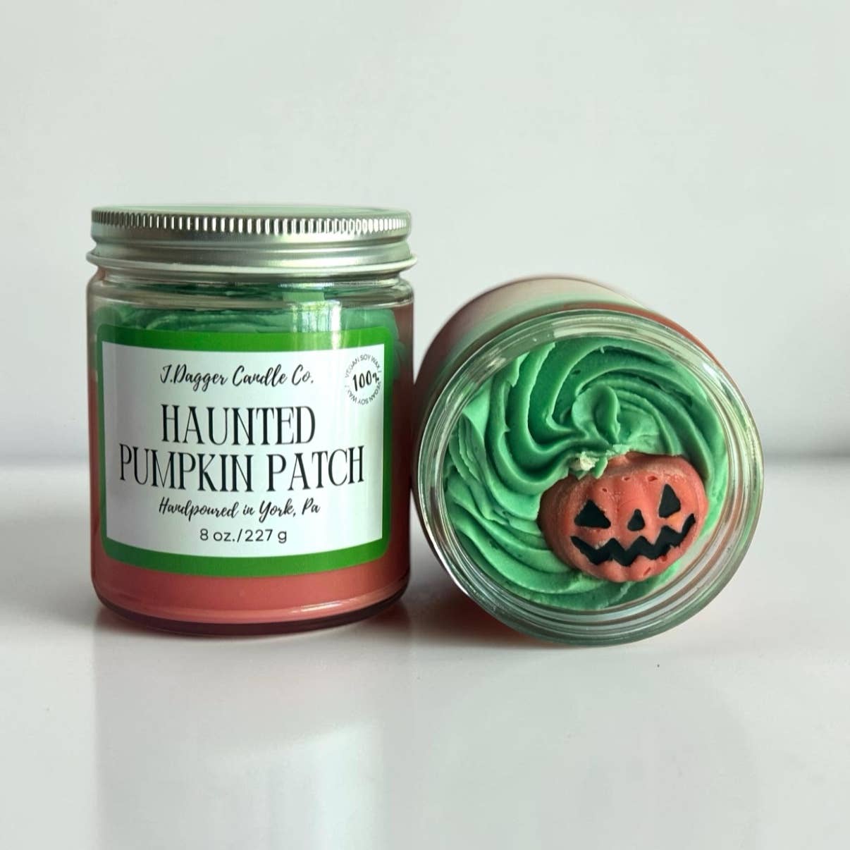 Haunted Pumpkin Patch Halloween Soy Dessert Candles- J Dagger Candle Co.