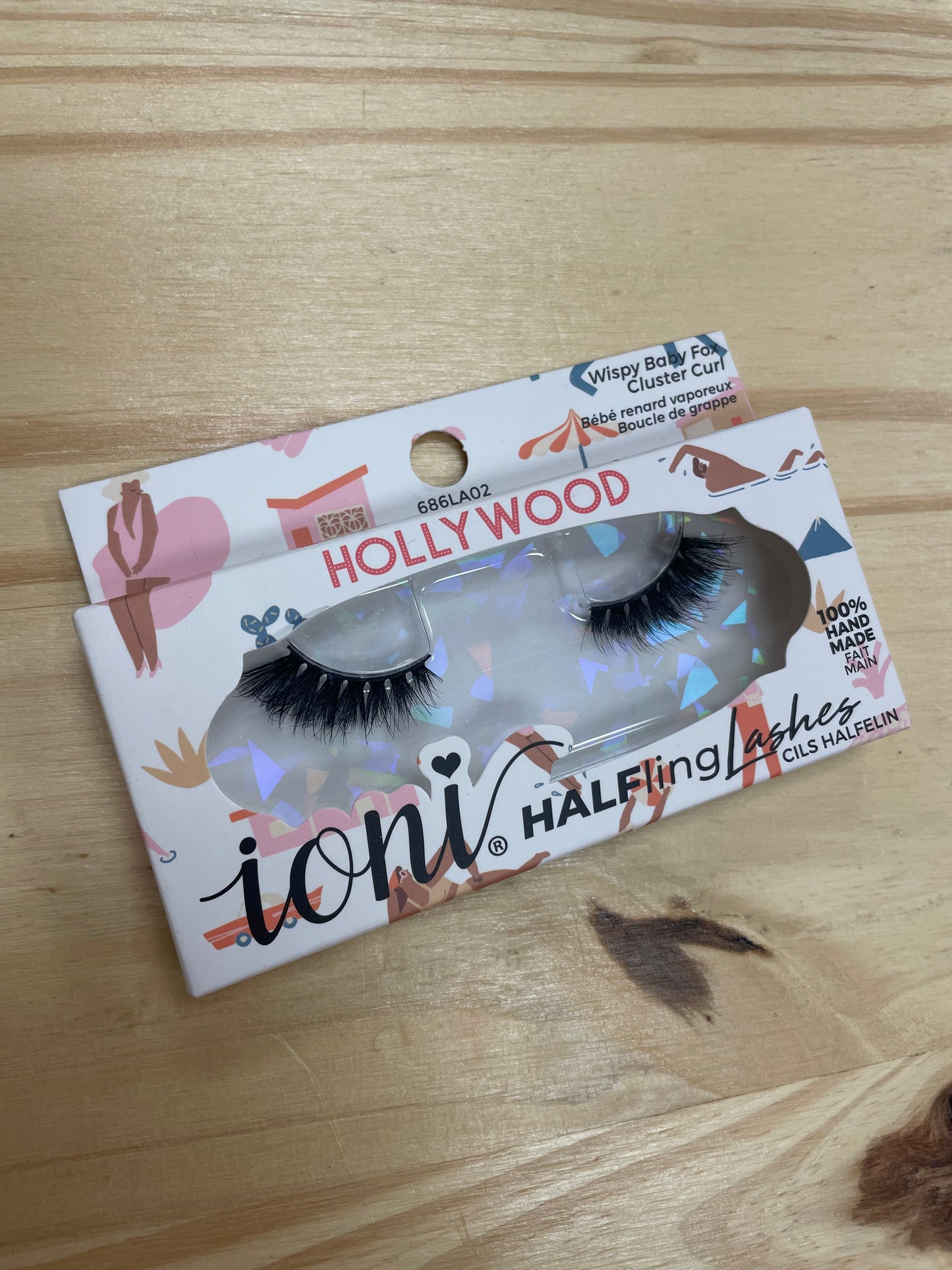 Ioni 3D HALFling Faux Mink Eyelashes, 1 Pair Pack