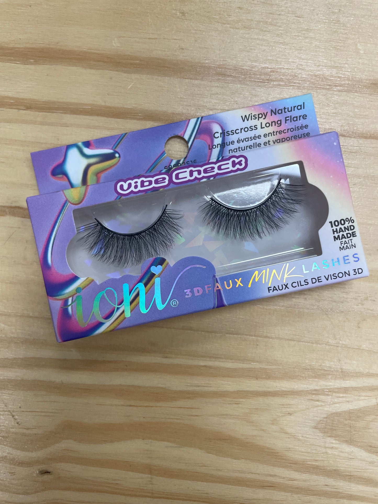 Ioni WISPY CRISSCROSS & SPIKEY Faux Mink Eyelashes VARIOUS STYLES (1 Pair Pack)