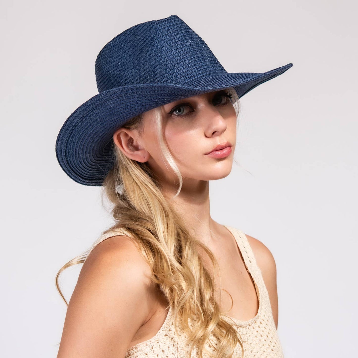 Fashion Floppy Wide Brim Paper Braid Panama Hat