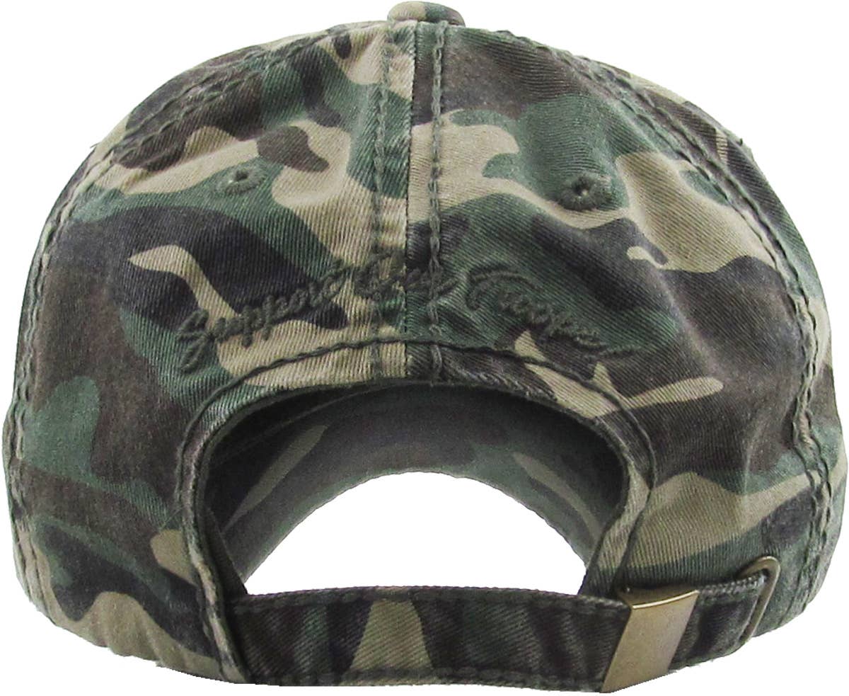 Camo Ribbon Vintage Ballcap