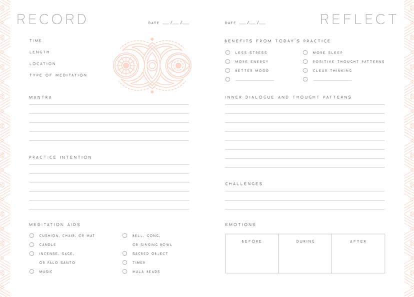 Meditation: A Day and Night Reflection Journal: Insight Editions