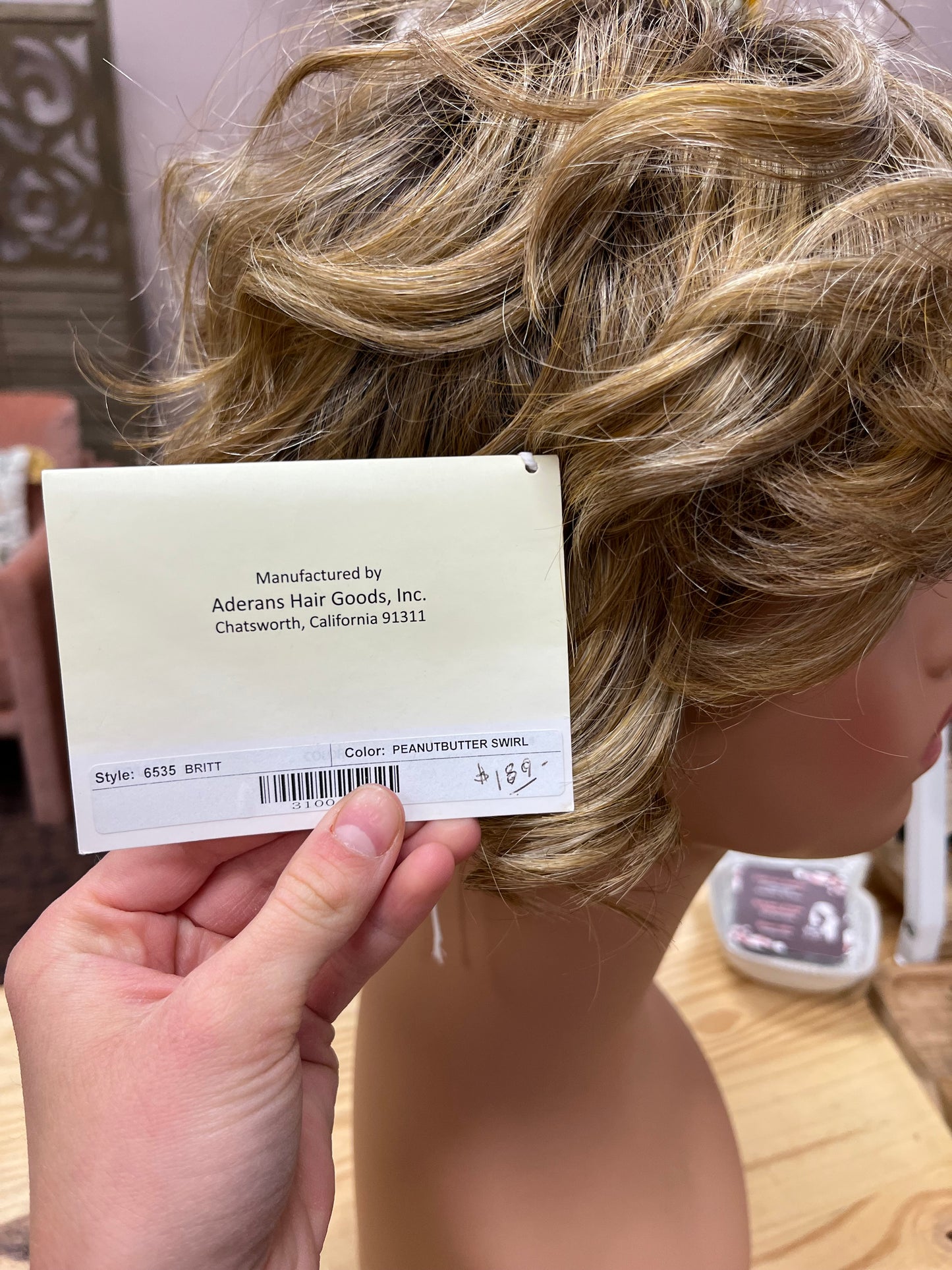 Britt in Peanut Butter Swirl by Rene of Paris  *Boutique Deal