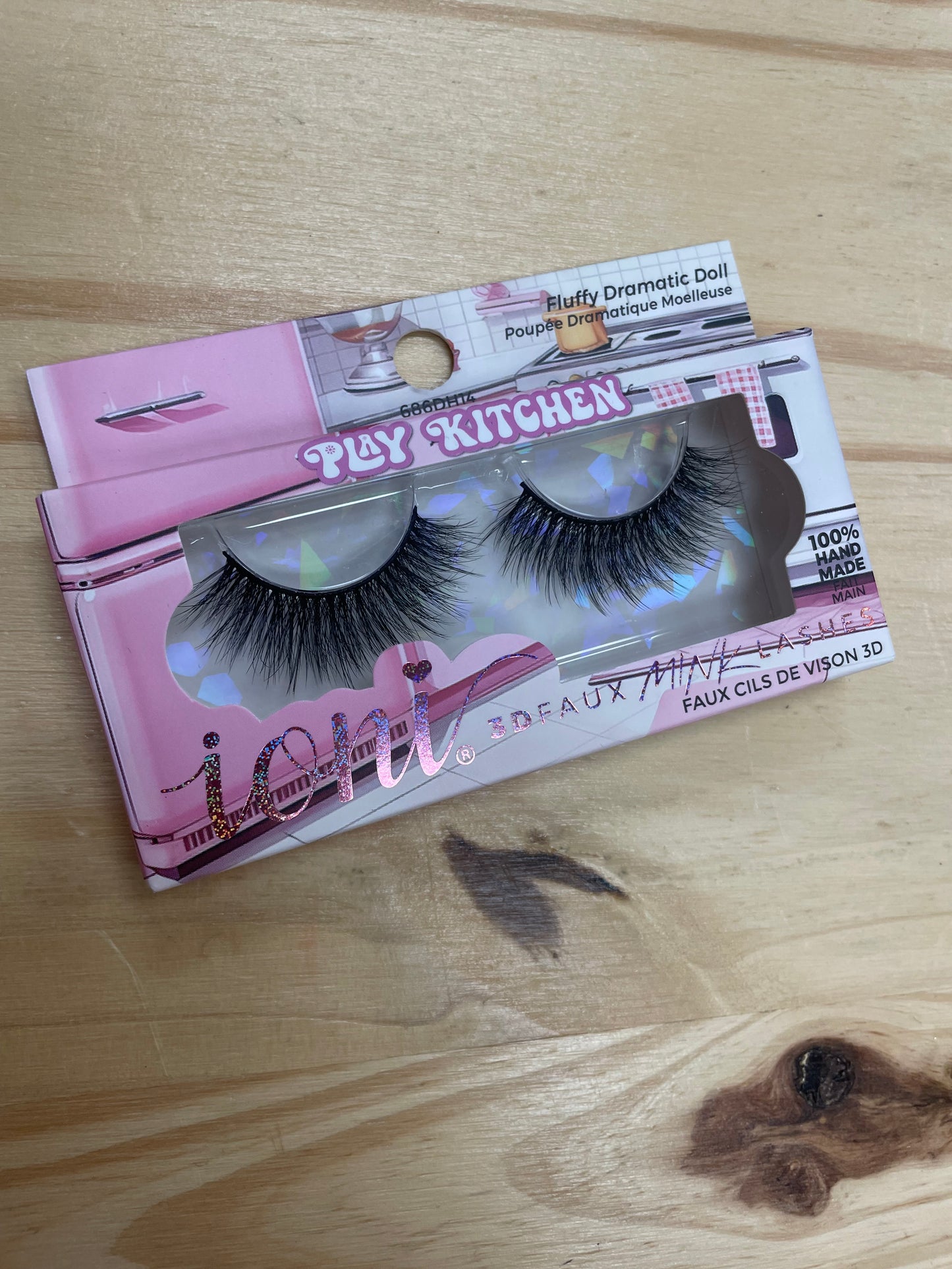 Ioni 3D FLUFFY & FULL Faux Mink Eyelashes, 1 Pair Pack