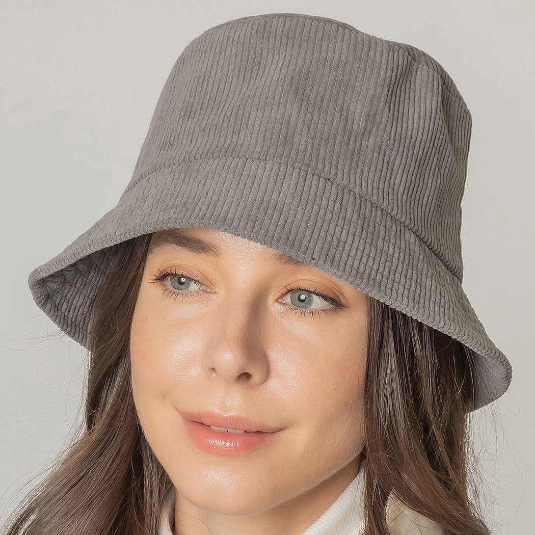 Corduroy Bucket Hat