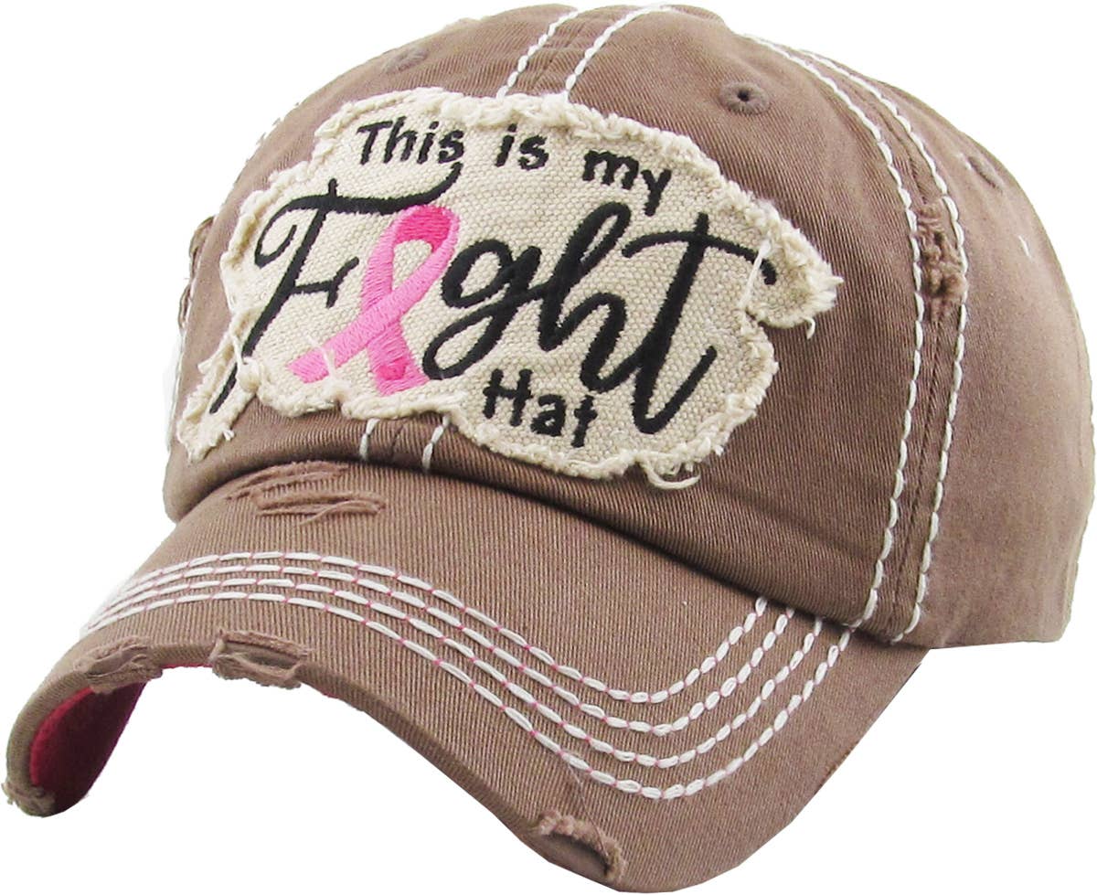 This Is My Fight Hat Vintage Washed Ballcap