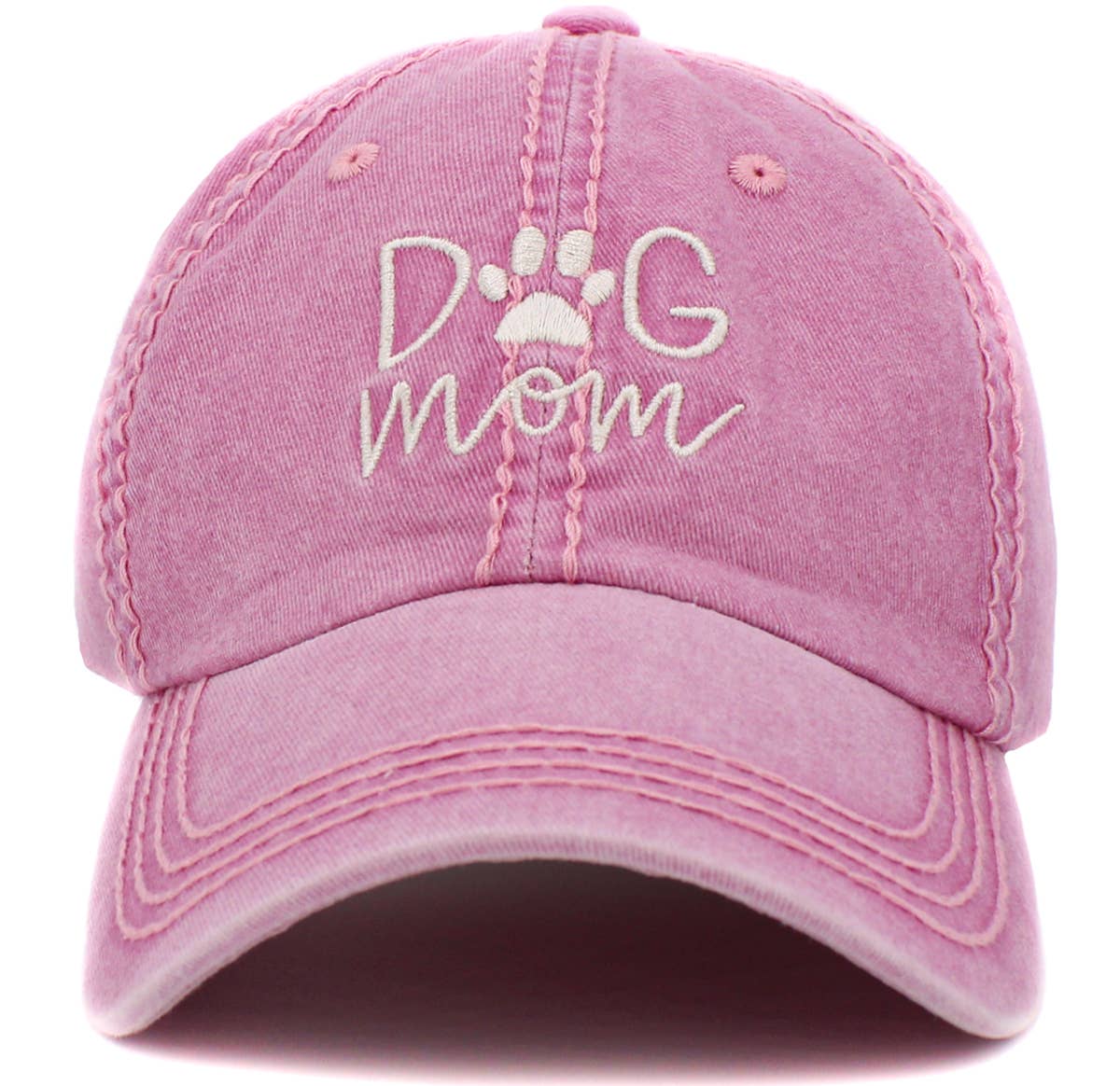Dog Mom Vintage Baseball Cap by KBETHOS