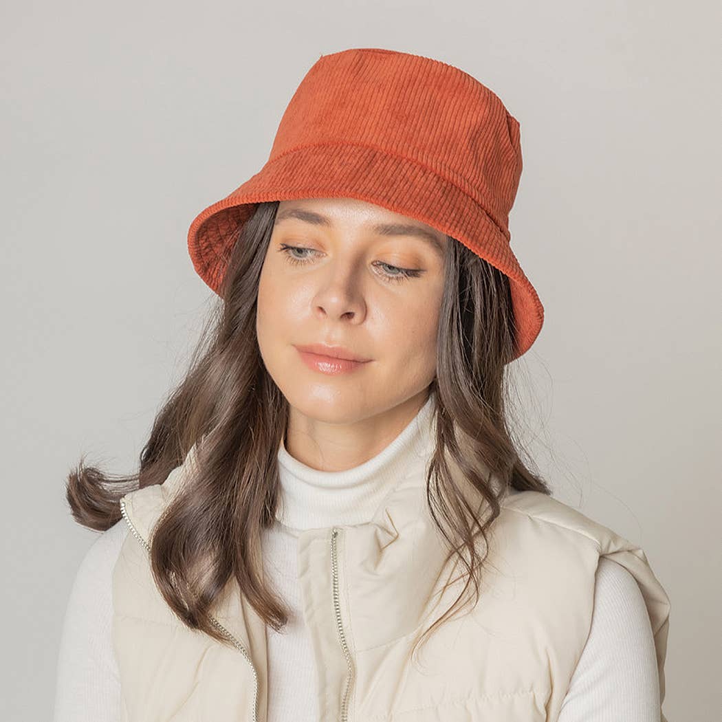 Corduroy Bucket Hat