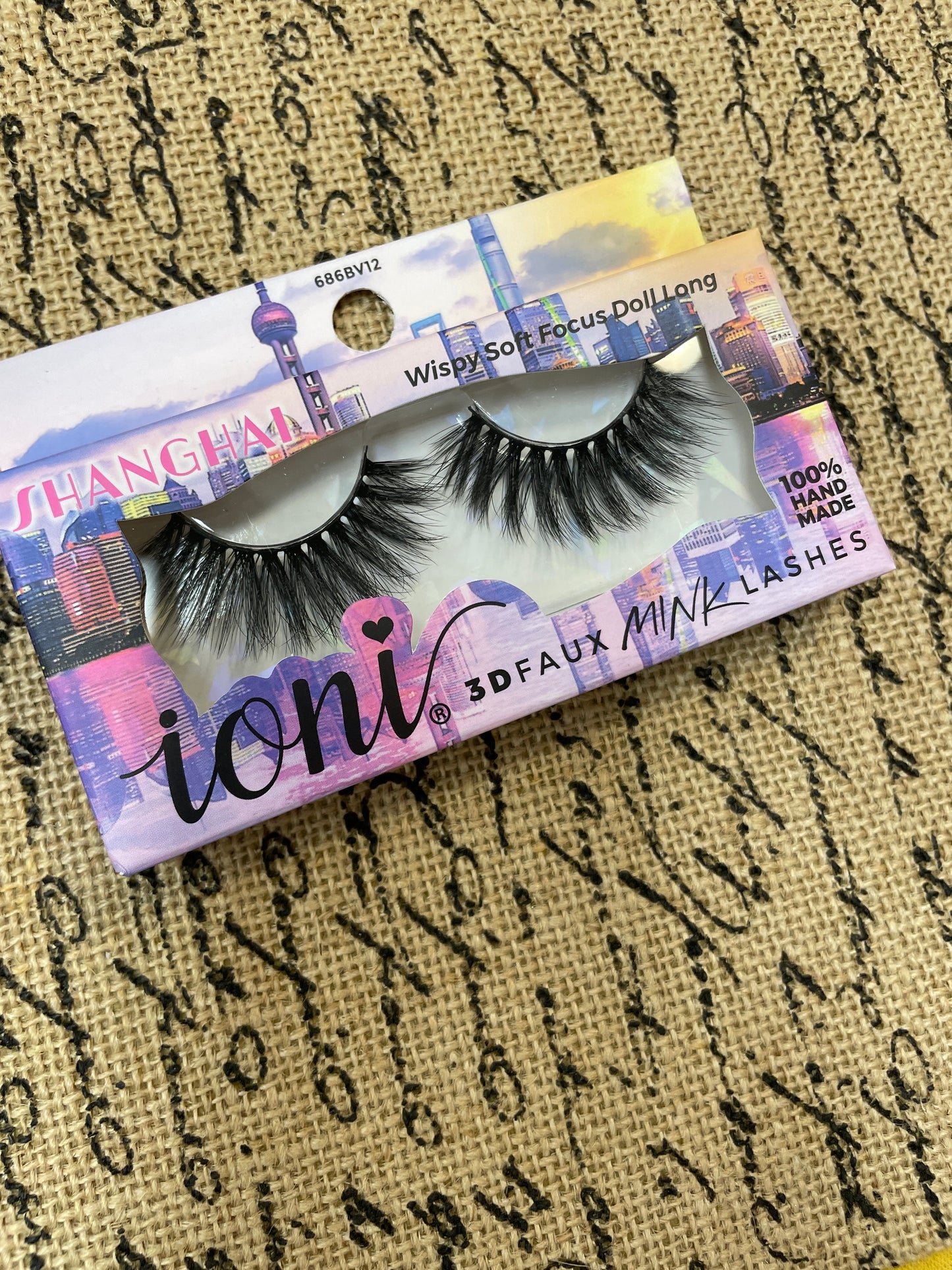 Ioni DOLL Faux Mink Eyelashes VARIOUS STYLES (1 Pair Pack)