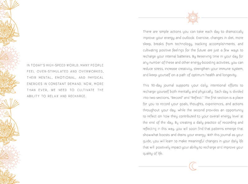 Recharge: A Day and Night Reflection Journal by Insight Editions