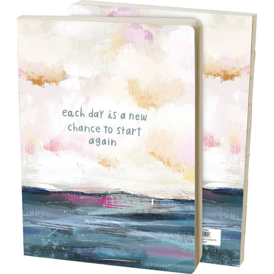 Each Day Is a New Chance to Start Again Journal – Primitives by Kathy