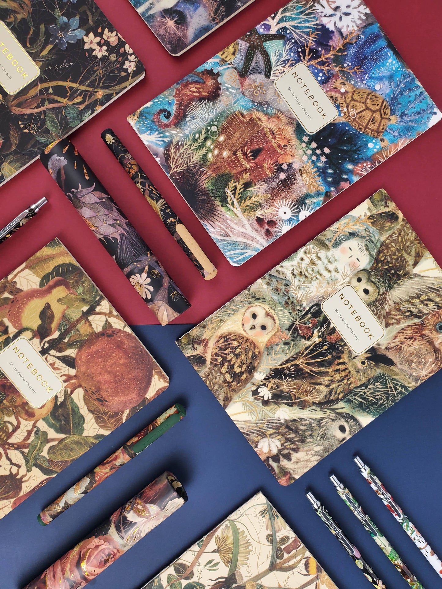 Coral by BV by Bruno Visconti - A5 Notebook