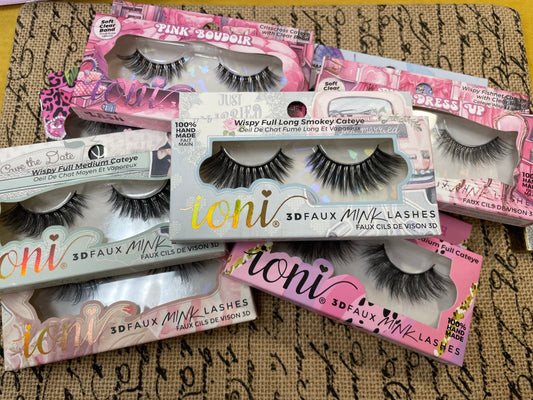 Ioni CATEYE LASHES Faux Mink Eyelashes VARIOUS STYLES (1 Pair Pack)