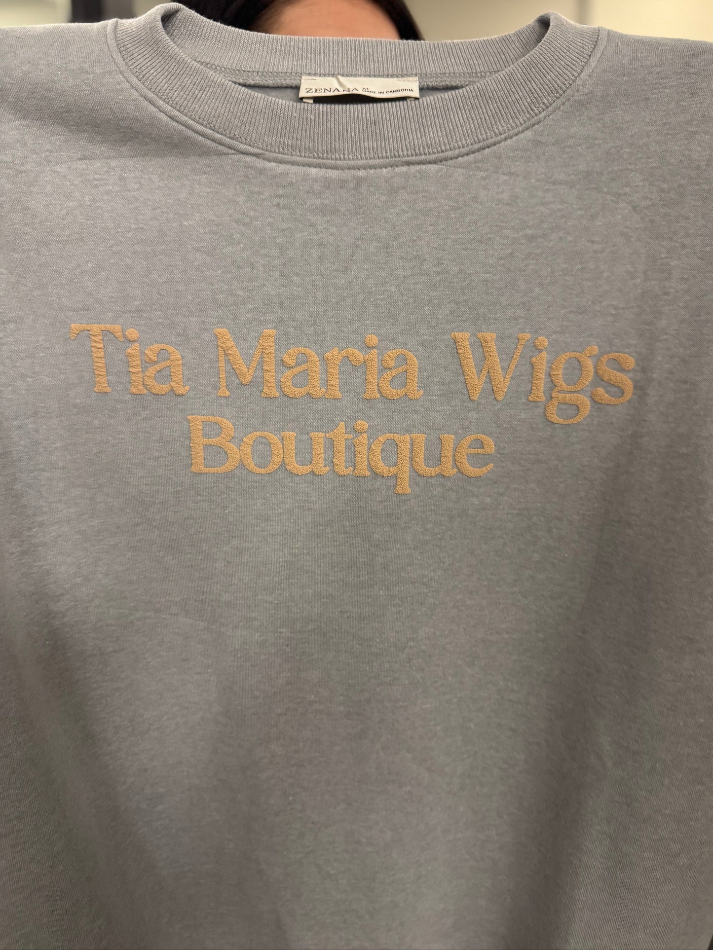 Tia Maria Wigs Boutique Sweatshirt **LIMITED EDITION