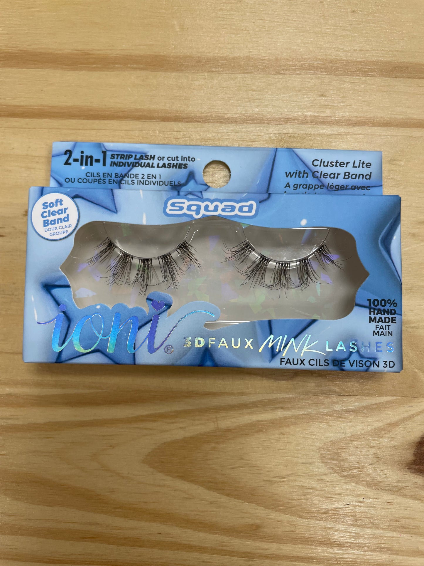 Ioni 2-IN-1 LASHES Faux Mink Strip/Individual Eyelashes VARIOUS STYLES (1 Pair Pack)