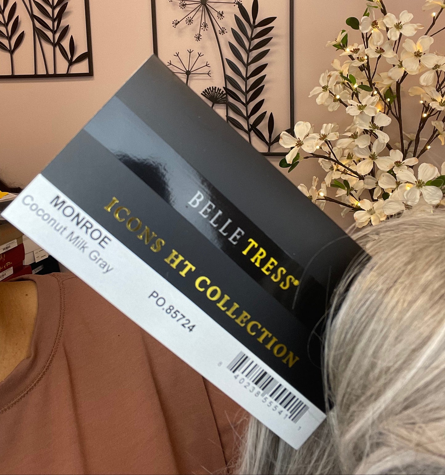 Monroe by Belle Tress in Coconut Milk Gray *NEW CONSIGNMENT WIG