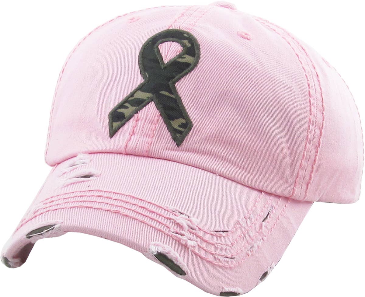 Camo Ribbon Vintage Ballcap