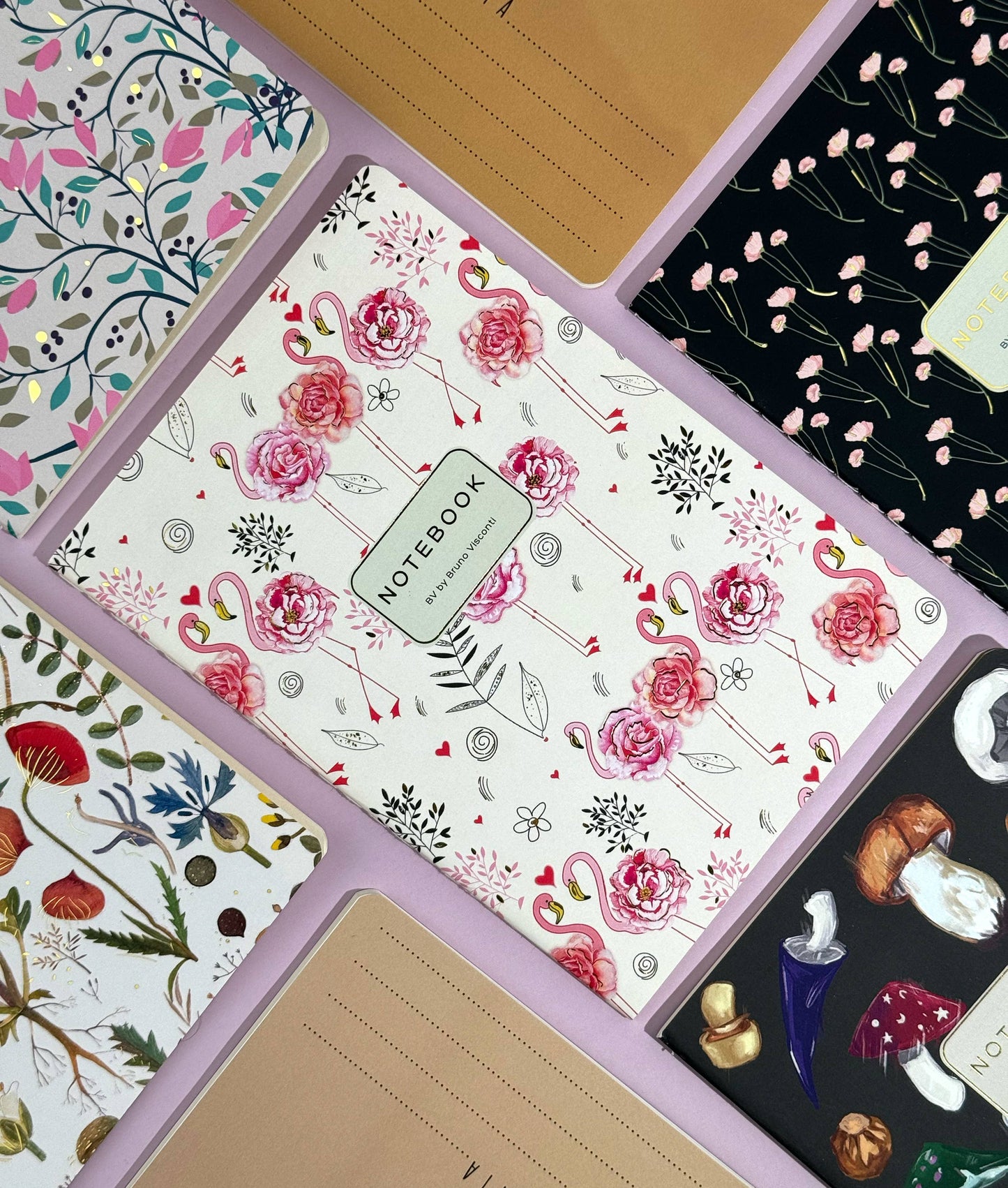 Flamingo Notebook – BV by Bruno Visconti