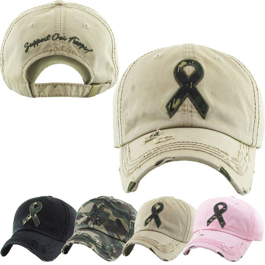Camo Ribbon Vintage Ballcap