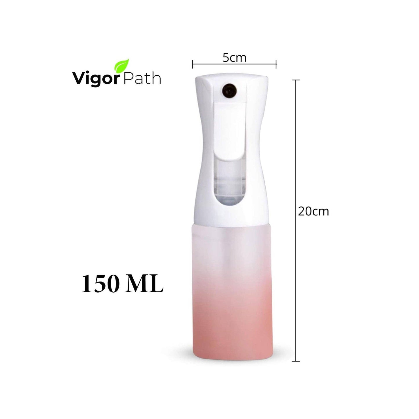 Continuous Spray Nano Fine Mist Sprayer – 150ml/5oz (Gradient Pink)