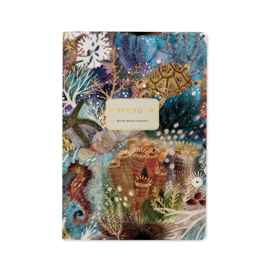 Coral by BV by Bruno Visconti - A5 Notebook