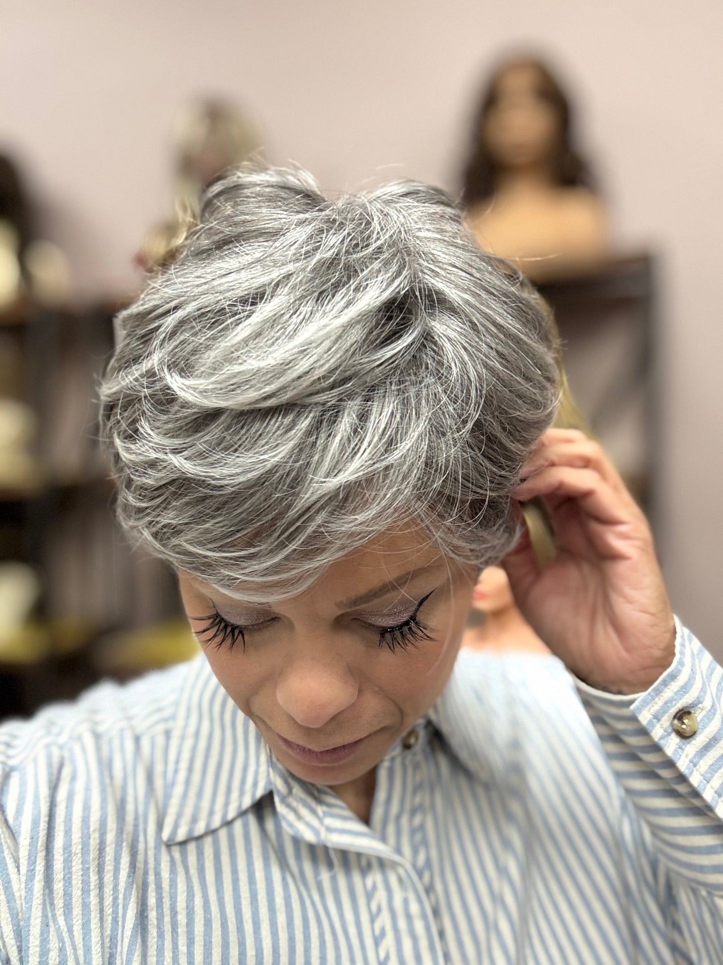 Side by Ellen Wille in Salt & Pepper Mix (51.39) CONSIGNMENT DEAL