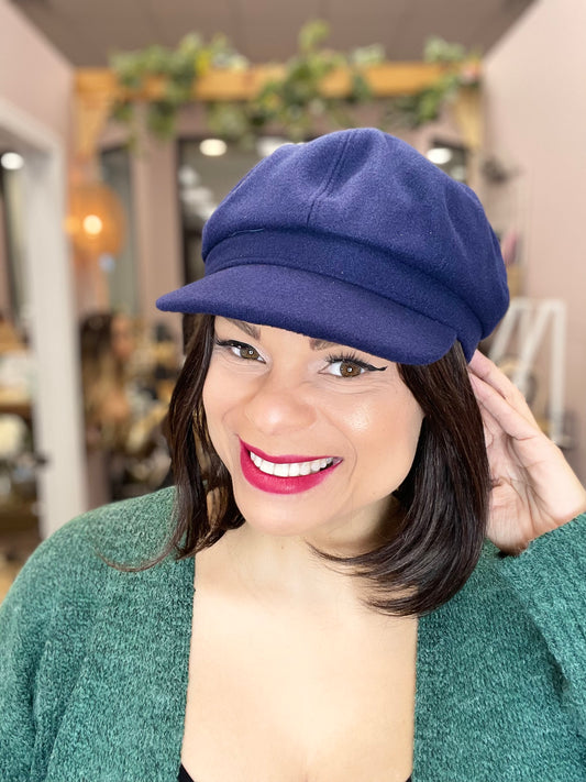 Ladies Winter News Boy Style Hat by Nima