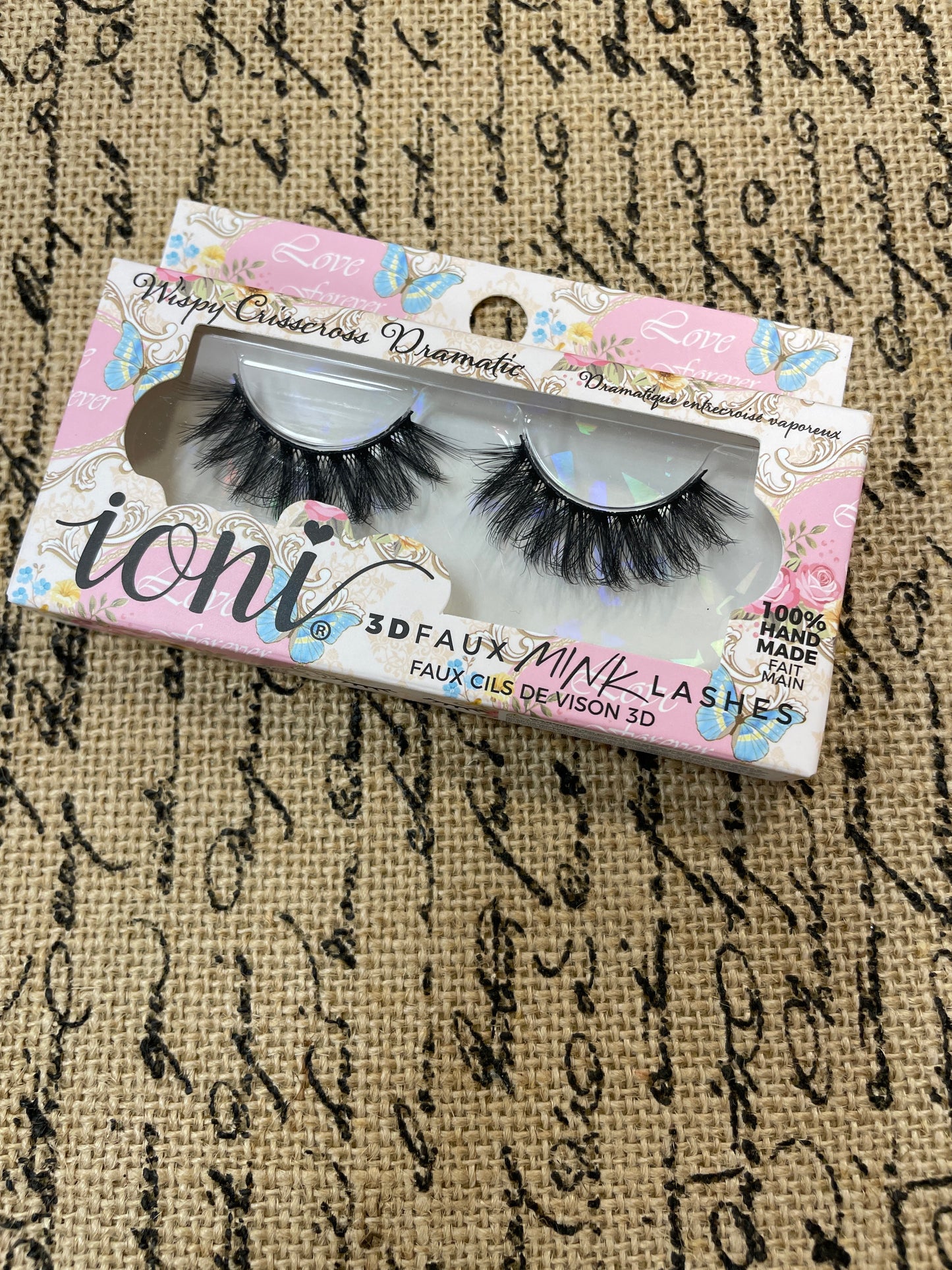 Ioni WISPY STYLE Faux Mink Eyelashes VARIOUS STYLES (1 Pair Pack)