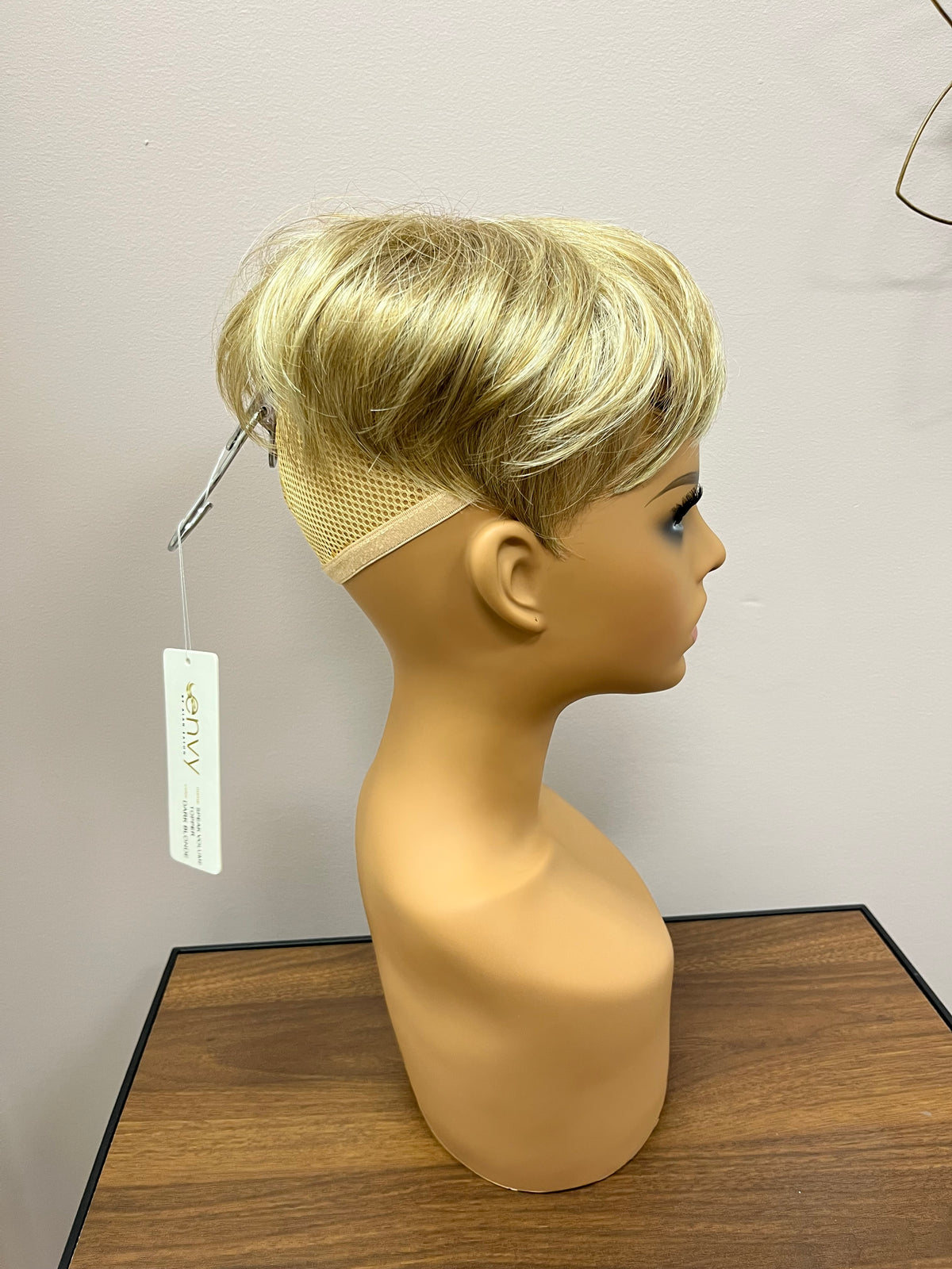 Speak Volume Topper by Envy in Dark Blonde *BOUTIQUE DEAL – DISPLAY PIECE