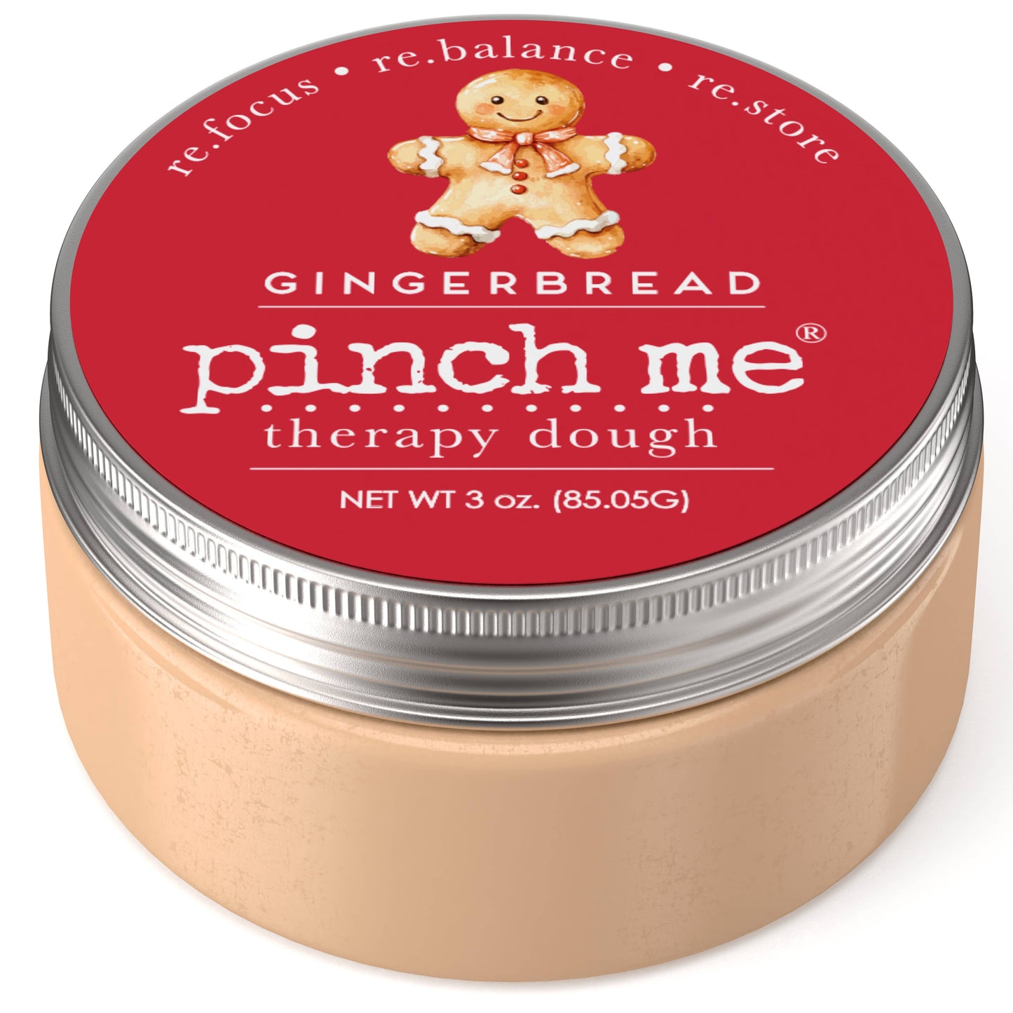 Gingerbread Therapy Dough – Holiday Scented Stress Relief Dough by Pinch Me Therapy Dough