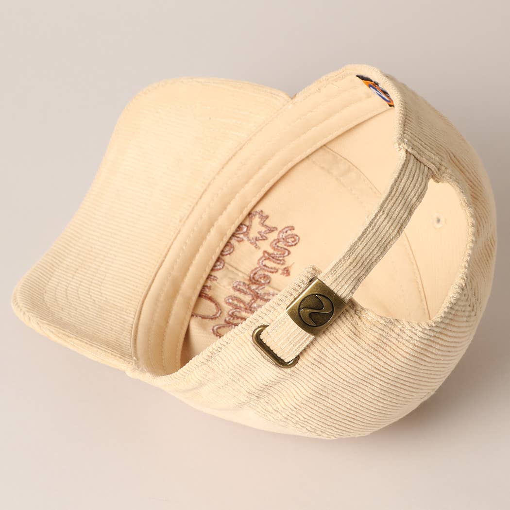 Caffeine Queen Corduroy Cap