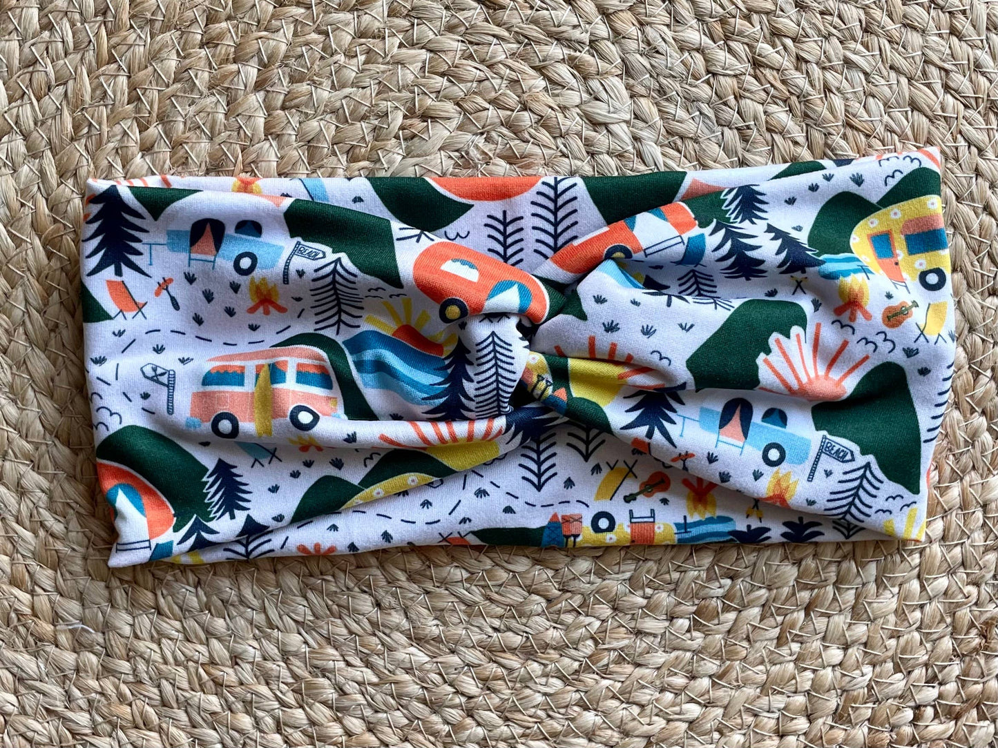 Camping Adventures Knit Twist Headband - Designs by Rachel Joy