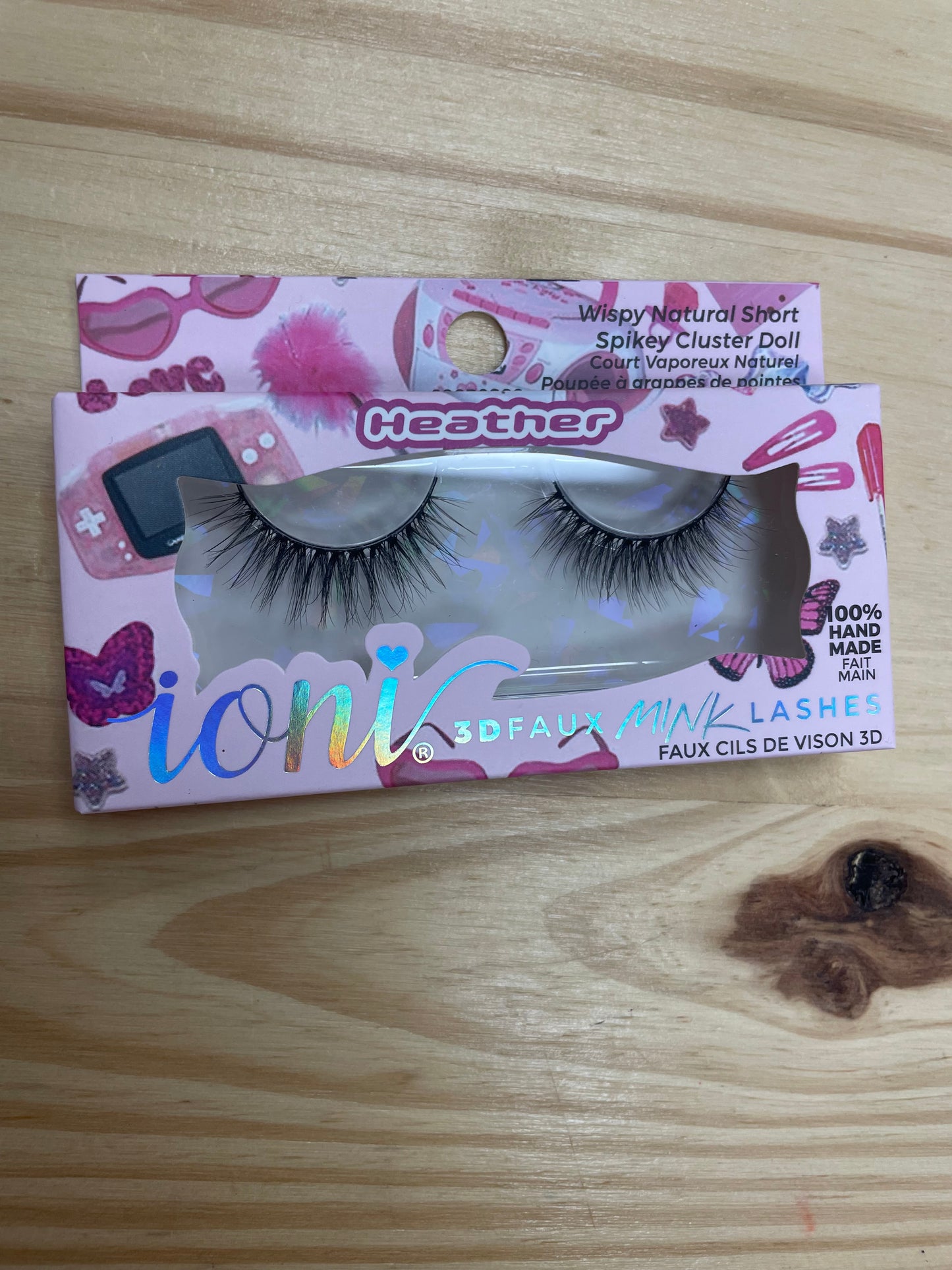 Ioni WISPY CRISSCROSS & SPIKEY Faux Mink Eyelashes VARIOUS STYLES (1 Pair Pack)