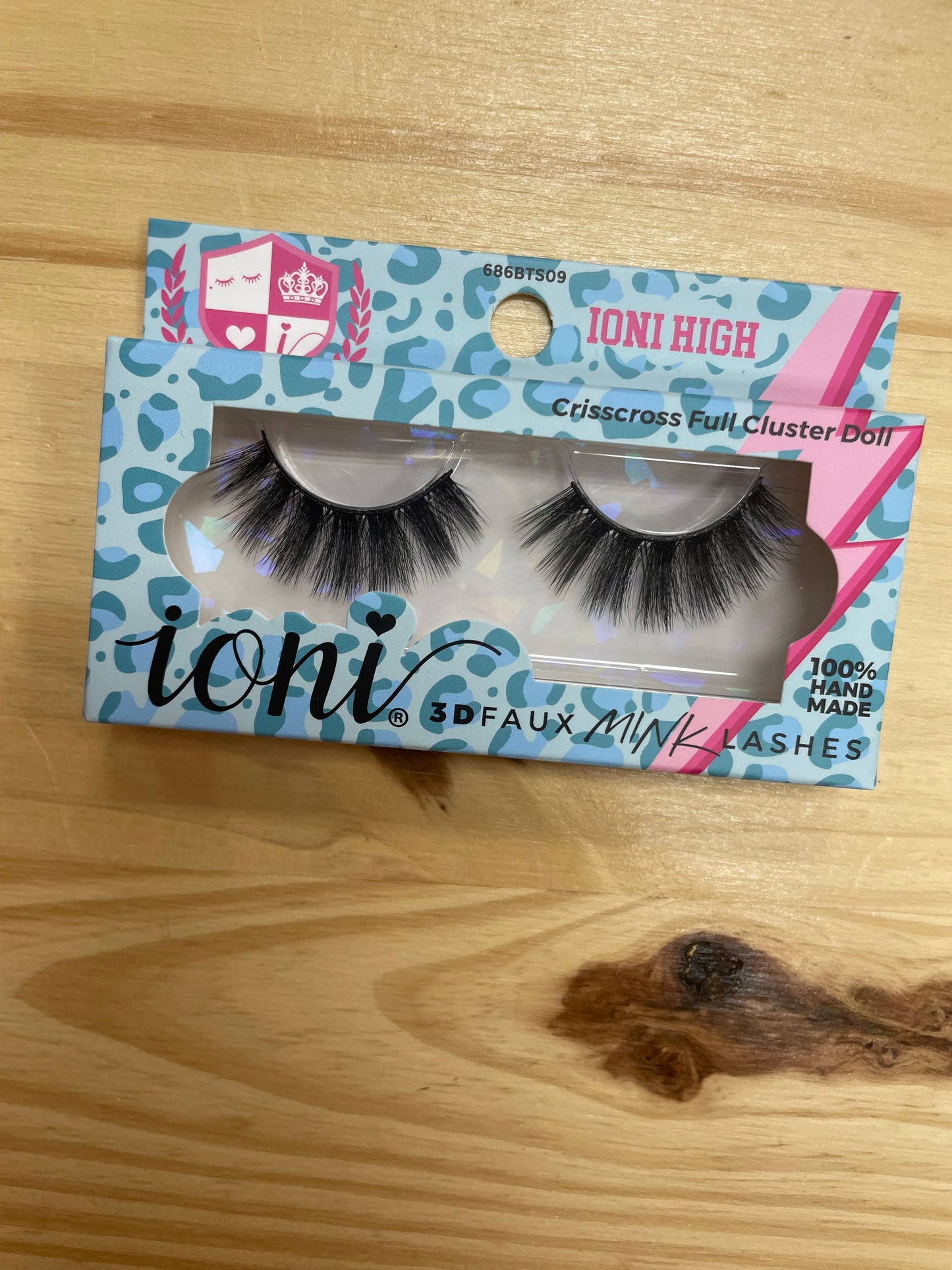 Ioni 3D FLUFFY & FULL Faux Mink Eyelashes, 1 Pair Pack