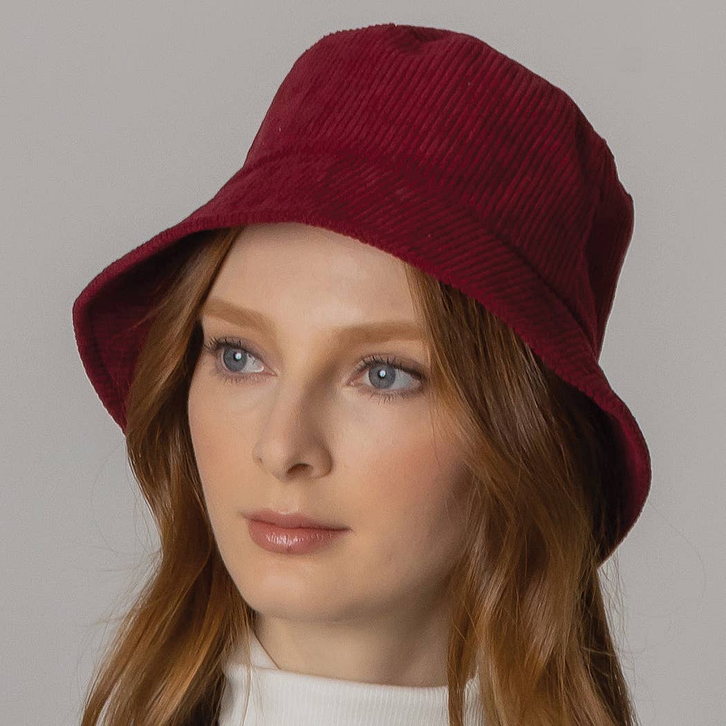 Corduroy Bucket Hat