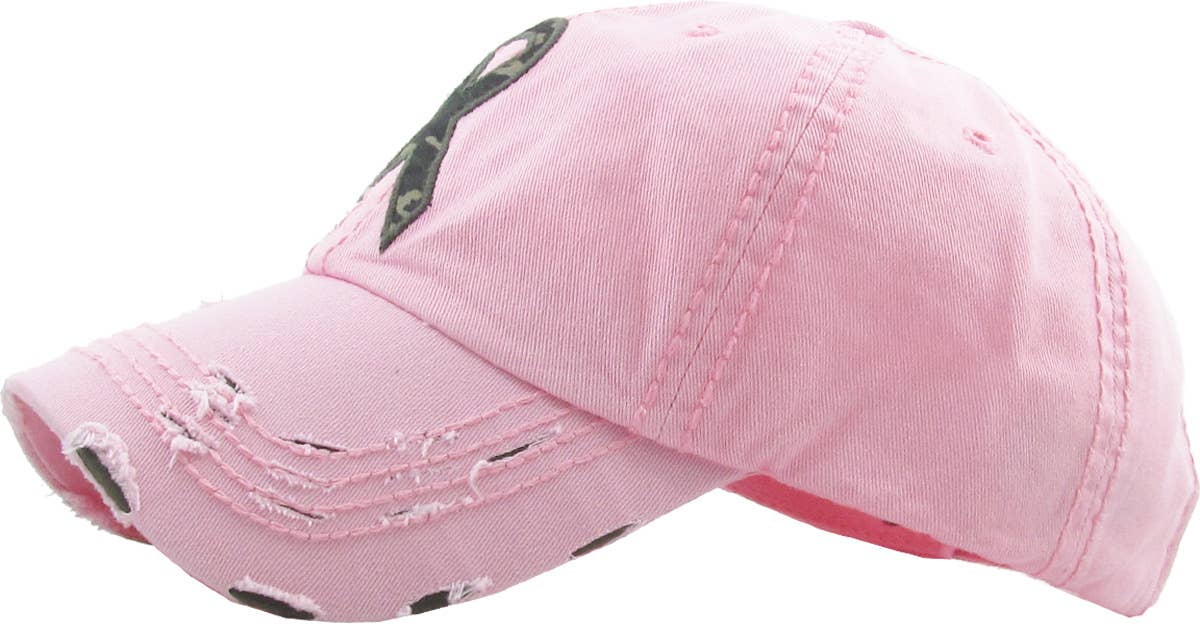 Camo Ribbon Vintage Ballcap